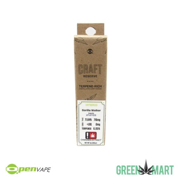 O.pen Craft Reserve Cartridge - Gorilla Walker