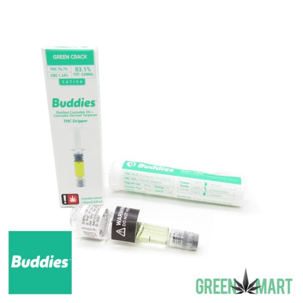 Buddies Distillate Dripper - Green Crack