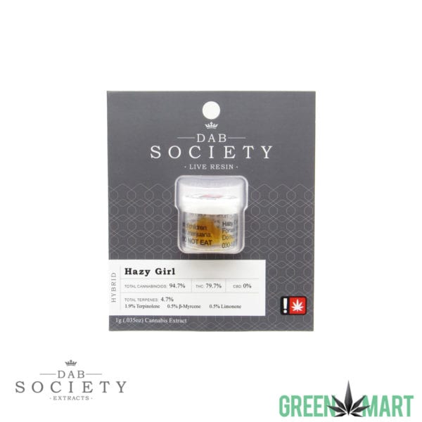 Dab Society Extracts - Hazy Girl