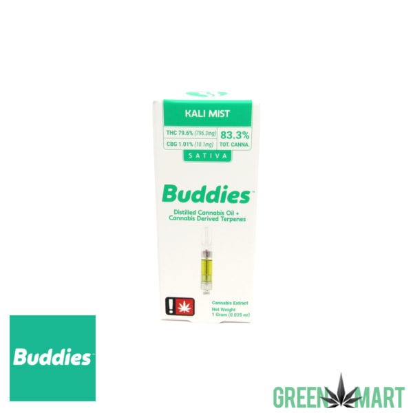 Buddies Distillate Cartridges - Kali Mist Full Gram