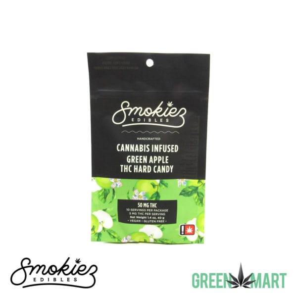 Smokiez Edibles THC Hard Candy - Apple Front