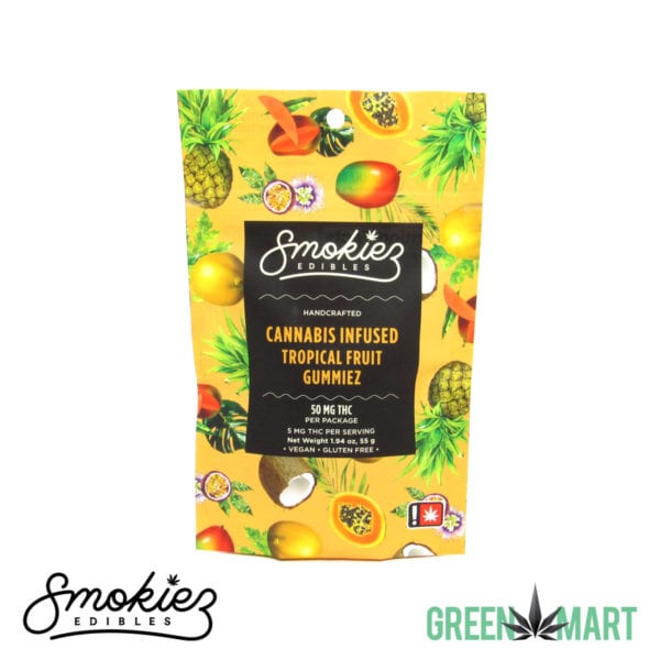 Smokiez Edibles THC Gummiez - Tropical Fruit Front