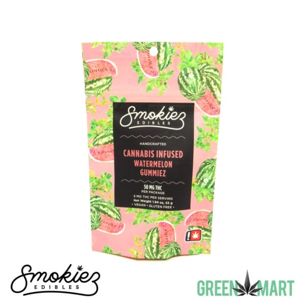 Smokiez Edibles THC Gummiez - Watermelon Front
