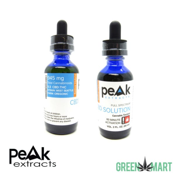 Peak Extracts Tincture - West Seattle CBD