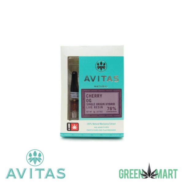 Avitas Live Resin Cartridges - Cherry OG