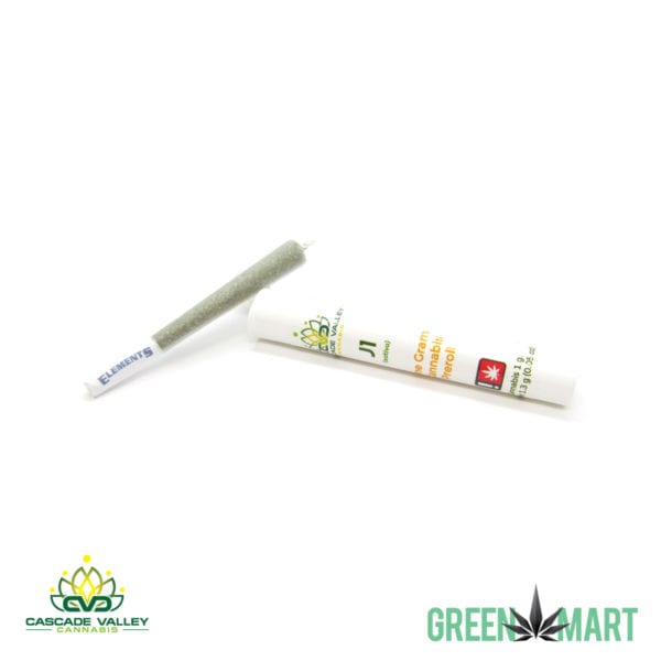 J1 Full Gram Pre-roll by Cascade Valley Cannabis