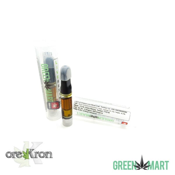 Green Mart Live Resin Cartridges - Jack and Cheese