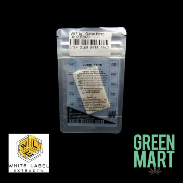 White Label Extracts - Queso Perro Shatter Back