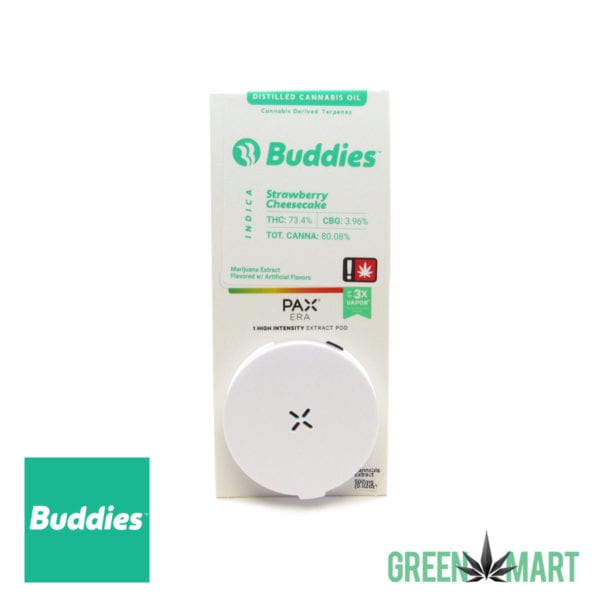 Buddies Brand Pax Pod - Strawberry Cheesecake