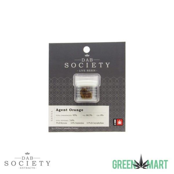Dab Society Extracts - Agent Orange Live Resin