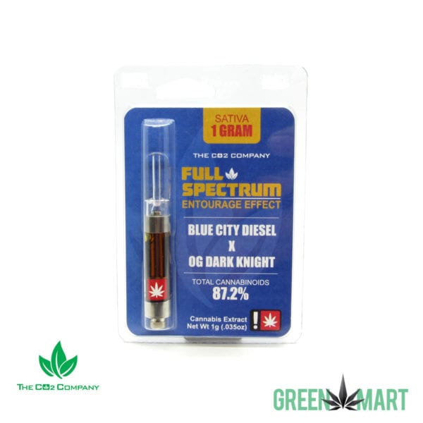 The CO2 Company Cartridge - Blue City Diesel x OG Dark Knight