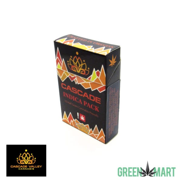 Cascade Valley Cannabis Pre-roll 10 Pack - Indica Pack