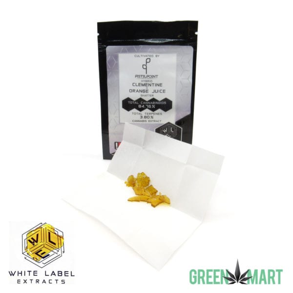 White Label Extracts - Clementine x Orange Juice Shatter