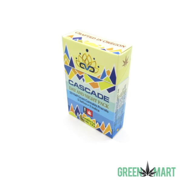 Cascade Valley Cannabis 10 Preroll Pack - Day and Night Pack