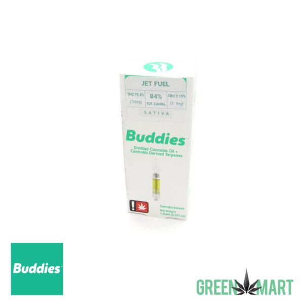 Buddies Distillate Cartridge - Jet Fuel 1g
