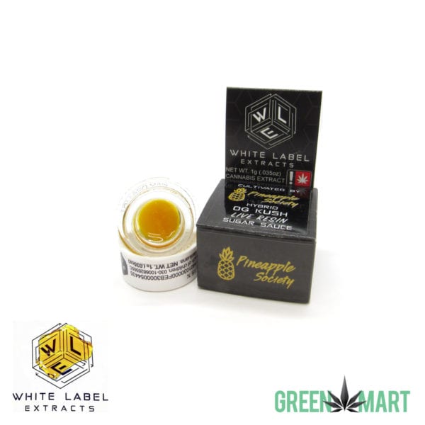 White Label Extracts - OG Kush Live Resin Sugar Sauce New