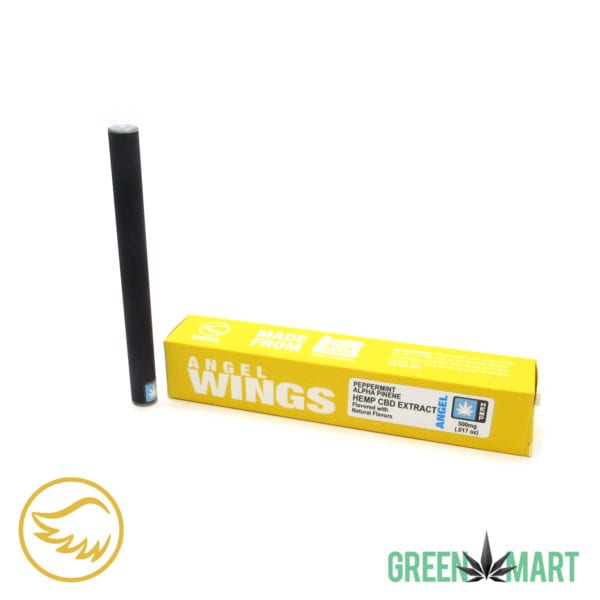 Angel Wings CBD Disposable Vape Pen - Peppermint Alpha Pinene