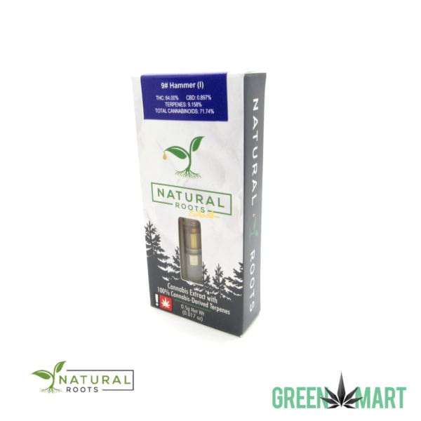 Natural Roots Extracts Cartridge - 9lb Hammer Half G