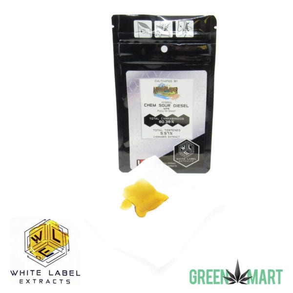 White Label Extracts - Chem Sour Diesel Pull N Snap