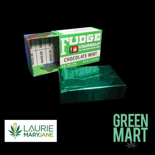 Laurie + MaryJane Fudge Yourself - Chocolate Mint One:One Fudge Front