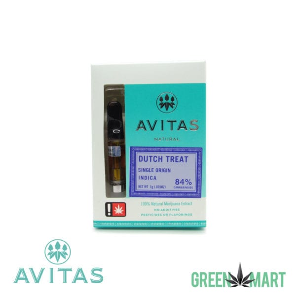 Avitas Natural Cartridge - Dutch Treat Full Gram
