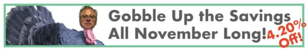 Gobble Up the Savings Banner