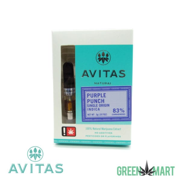 Avitas Natural Cartridge - Purple Punch Half Gram