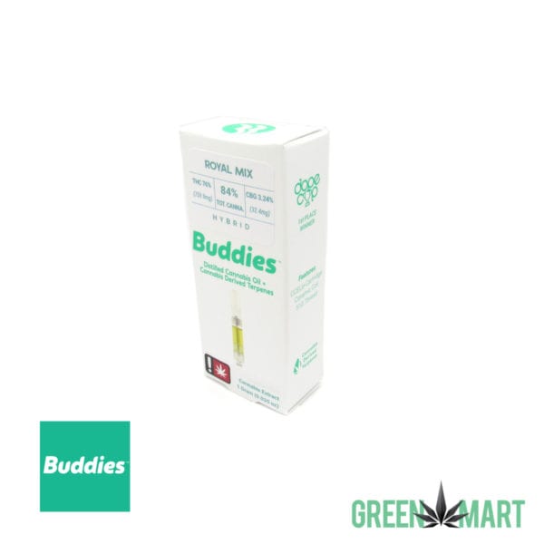 Buddies Distillate Cartridge - Royal Mix 1g
