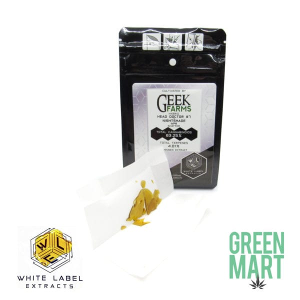 White Label Extracts - Head Doctor 7 x Nightshade Shatter
