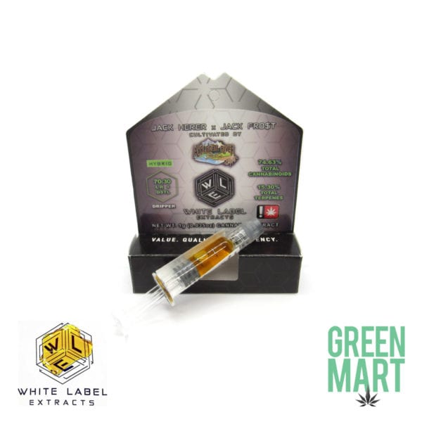 White Label Extracts - JackHerer x Jack Frost Dripper Front