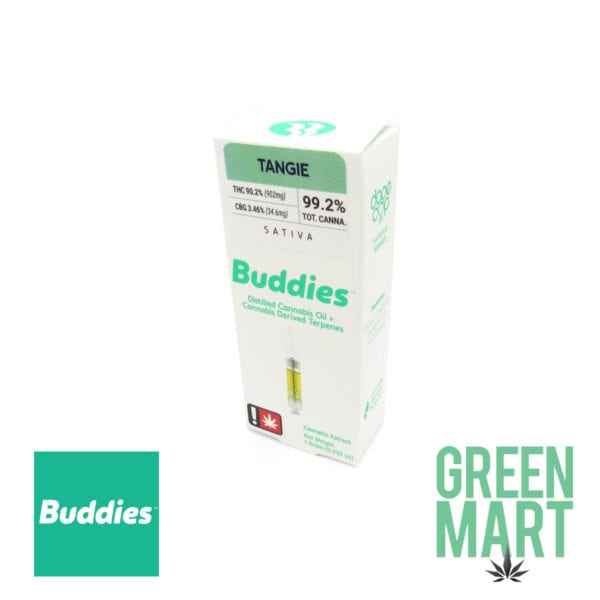 Buddies Distillate Cartridge -Tangie 1g