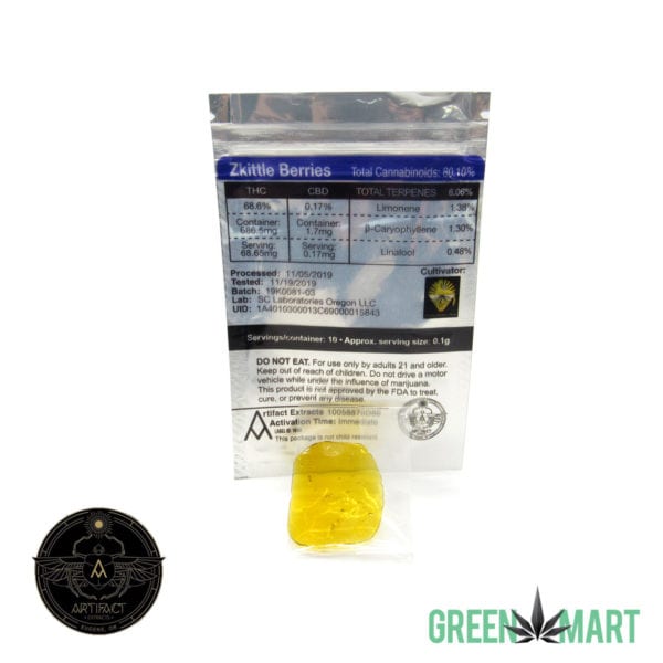 Artifact Extracts - Zkittle Berries Shatter