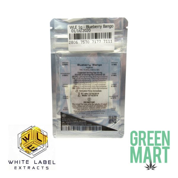White Label Extracts - Blueberry Blango Back