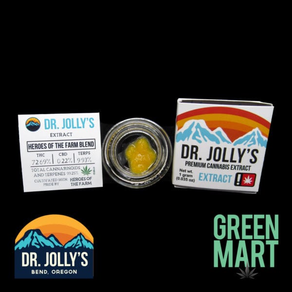 Dr. Jolly's Extracts - Heroes of the Farm Blend Front