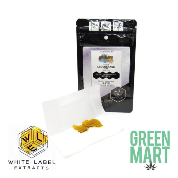 White Label Extracts - Lemongrass Front