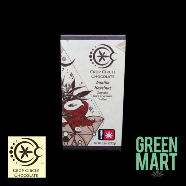 Crop Circle Chocolates - Vanilla Hazelnut 2pk Front