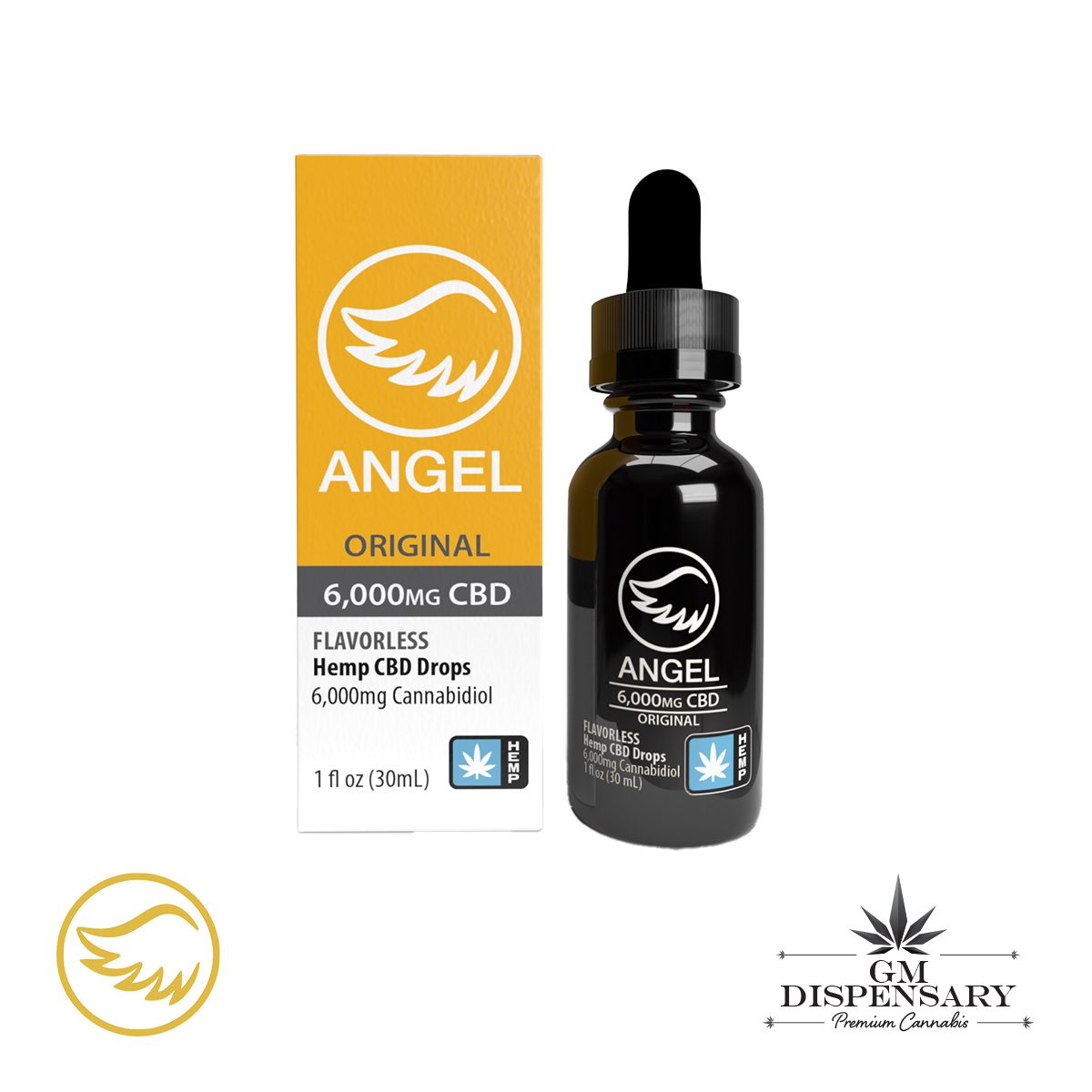 Angel Wings - Hemp CBD Tincture 6000mg
