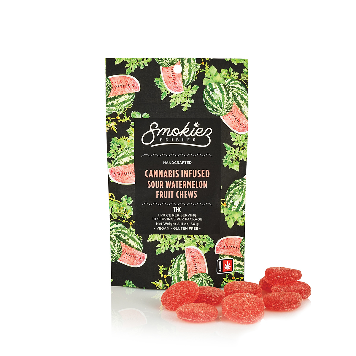 Smokiez - Sour Watermelon 100mg THC Gummies