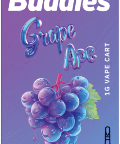 Buddies Brand 1G Flavored Cartridge - Grape Ape