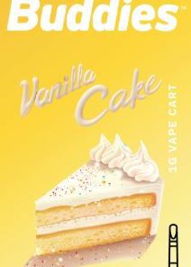 Buddies Brand 1G Flavored Cartridge - Vanilla Cake