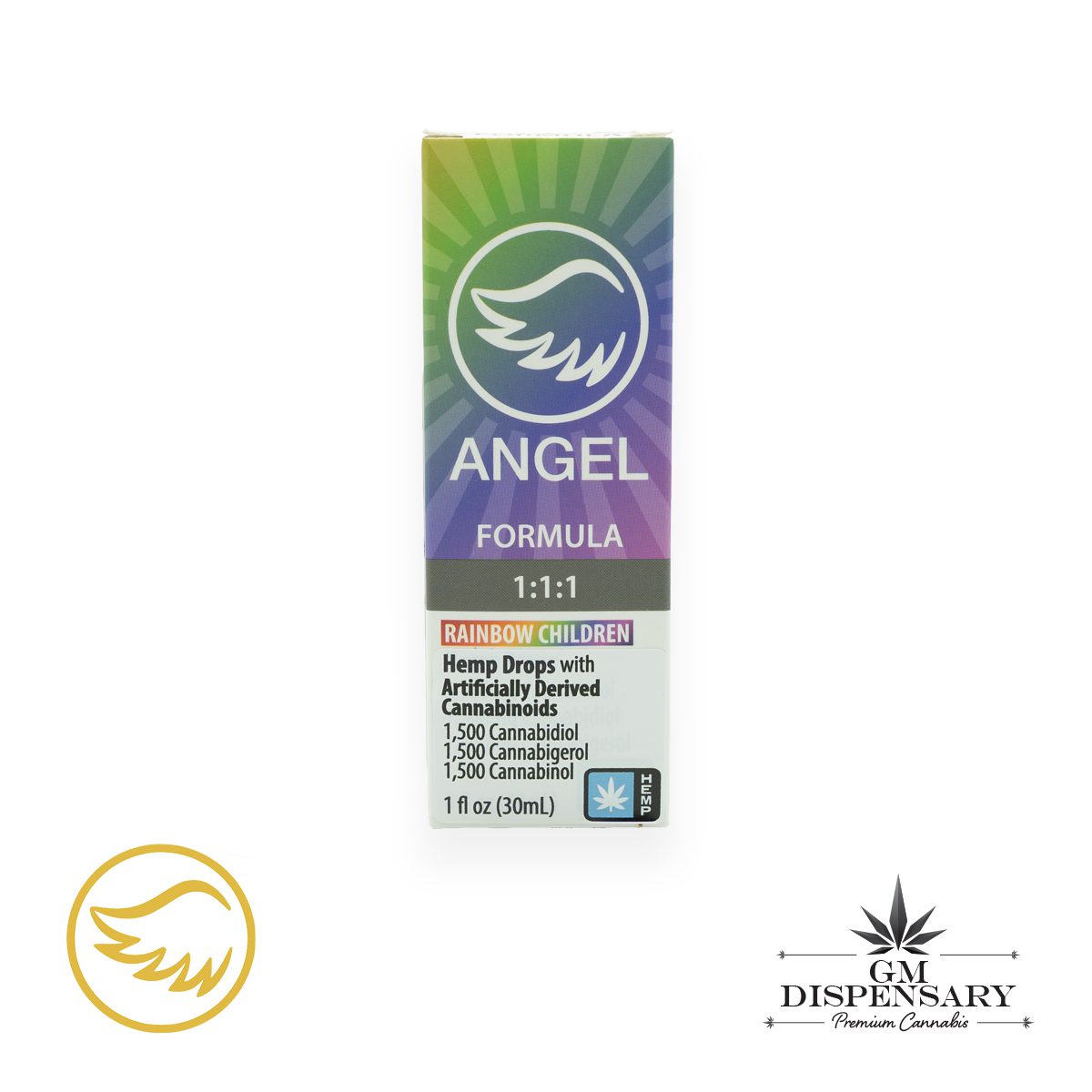 Angel Wings - 1:1:1 CBD/CBG/CBN Hemp Rainbow Tincture