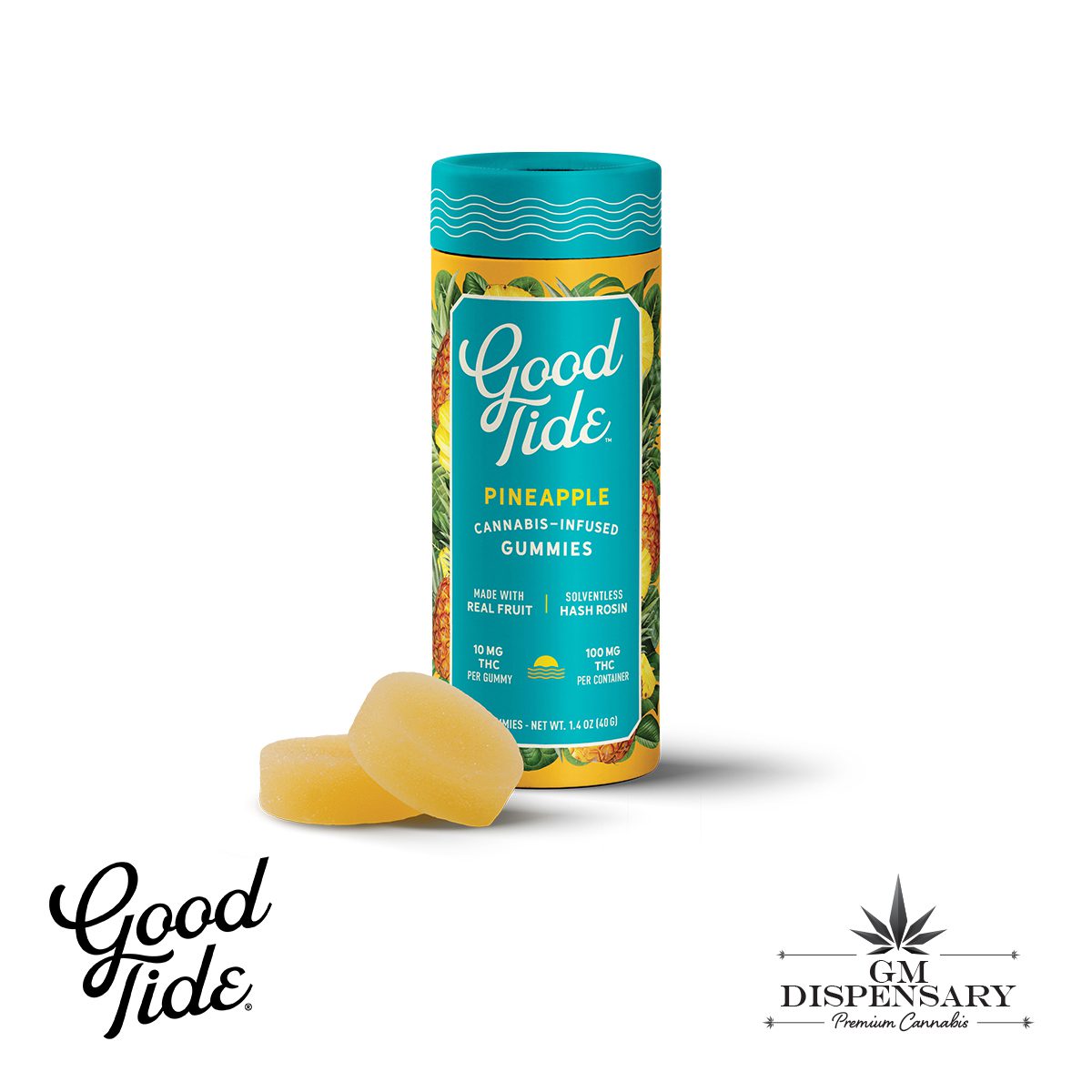 Good Tide - Pineapple Hash Rosin Gummies
