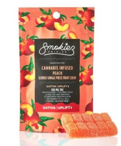 Smokiez Singles - Sweet Peach 100mg THC Gummy