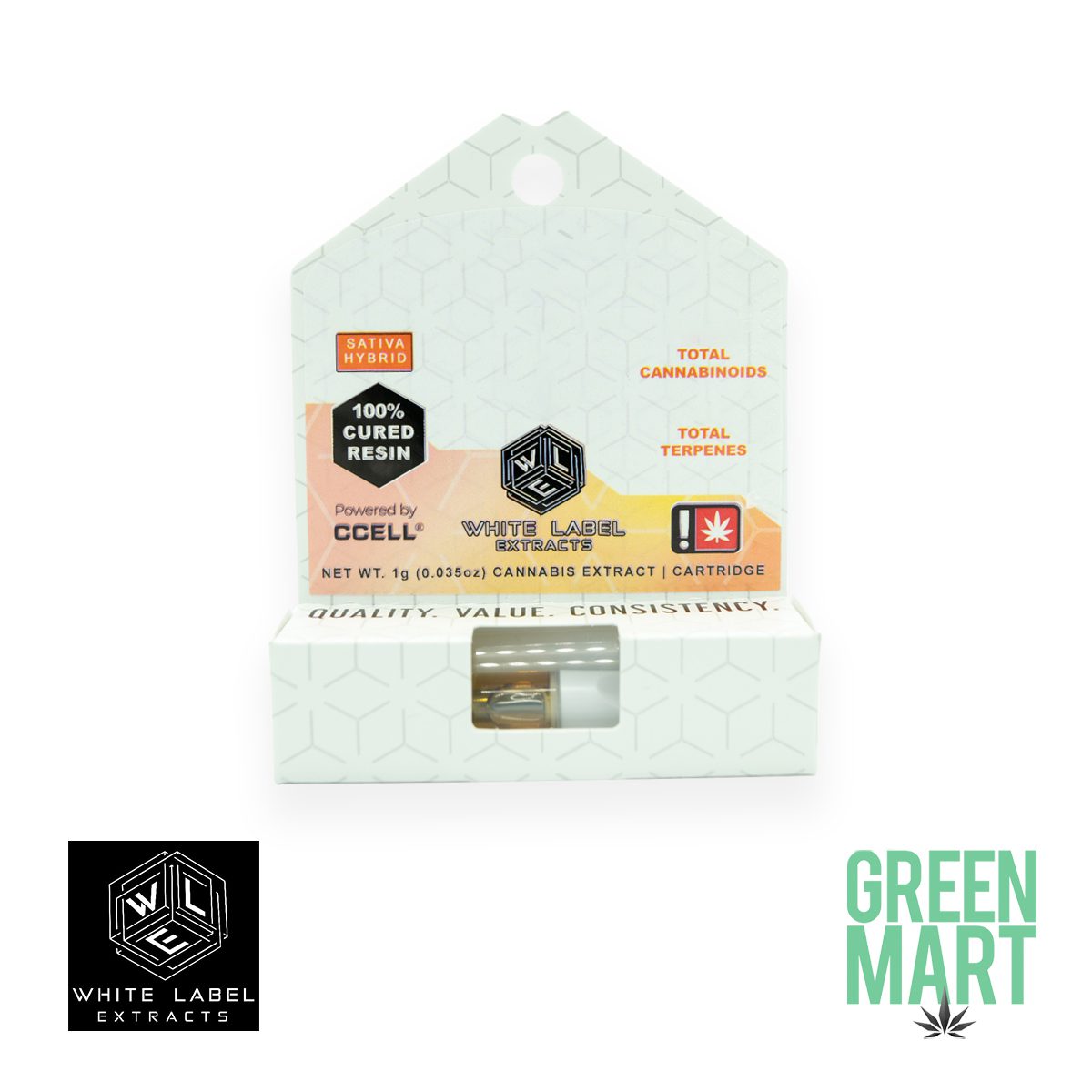 White Label Extracts 1g Cartridge - Where's My Kush?