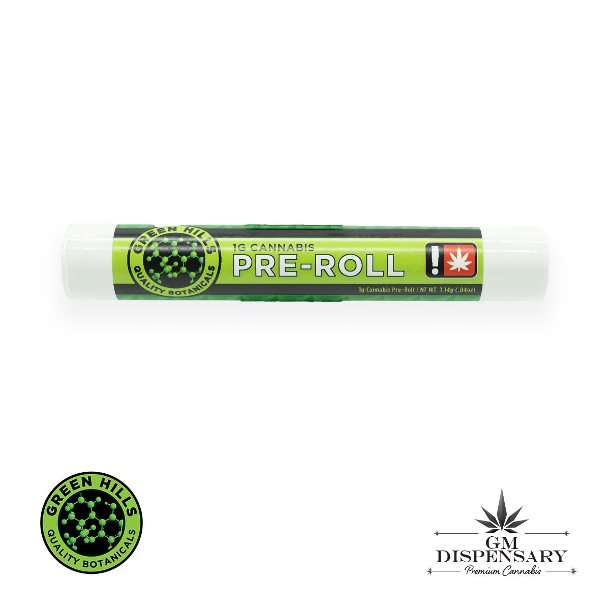 Green Hills 1g Pre-Roll - Ghost Train Haze