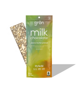 Gron Chocolate - Milk Chocolate PB Pretzel 1:1 CBD/THC Bar