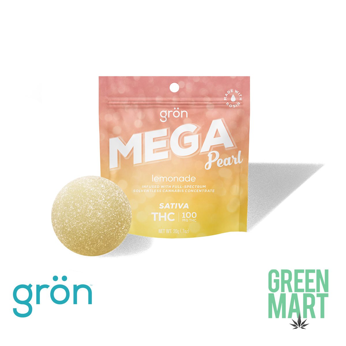 Gron Mega Pearl - Lemonade THC Gummy