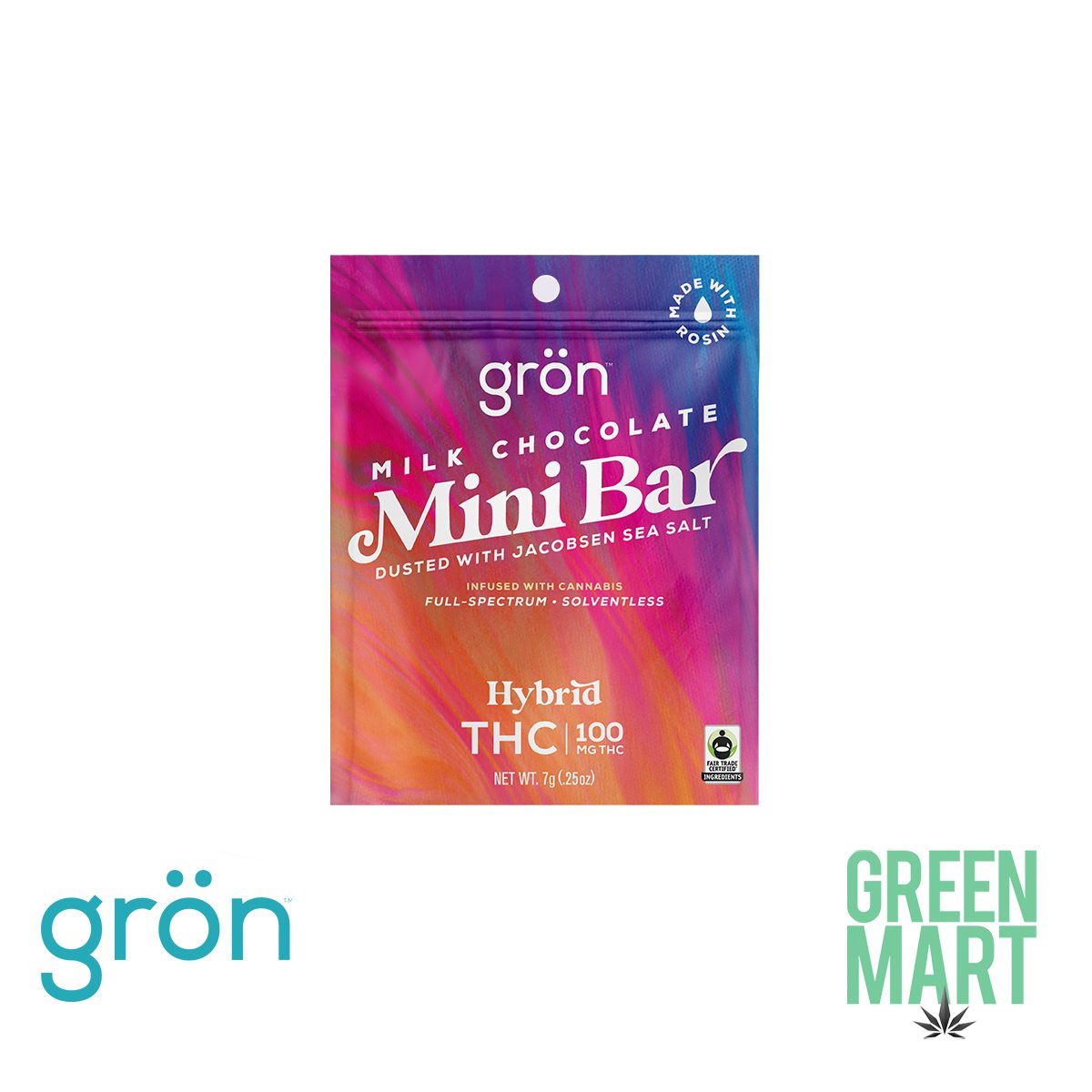 Gron Chocolate - Milk Chocolate High Dose Mini Bar