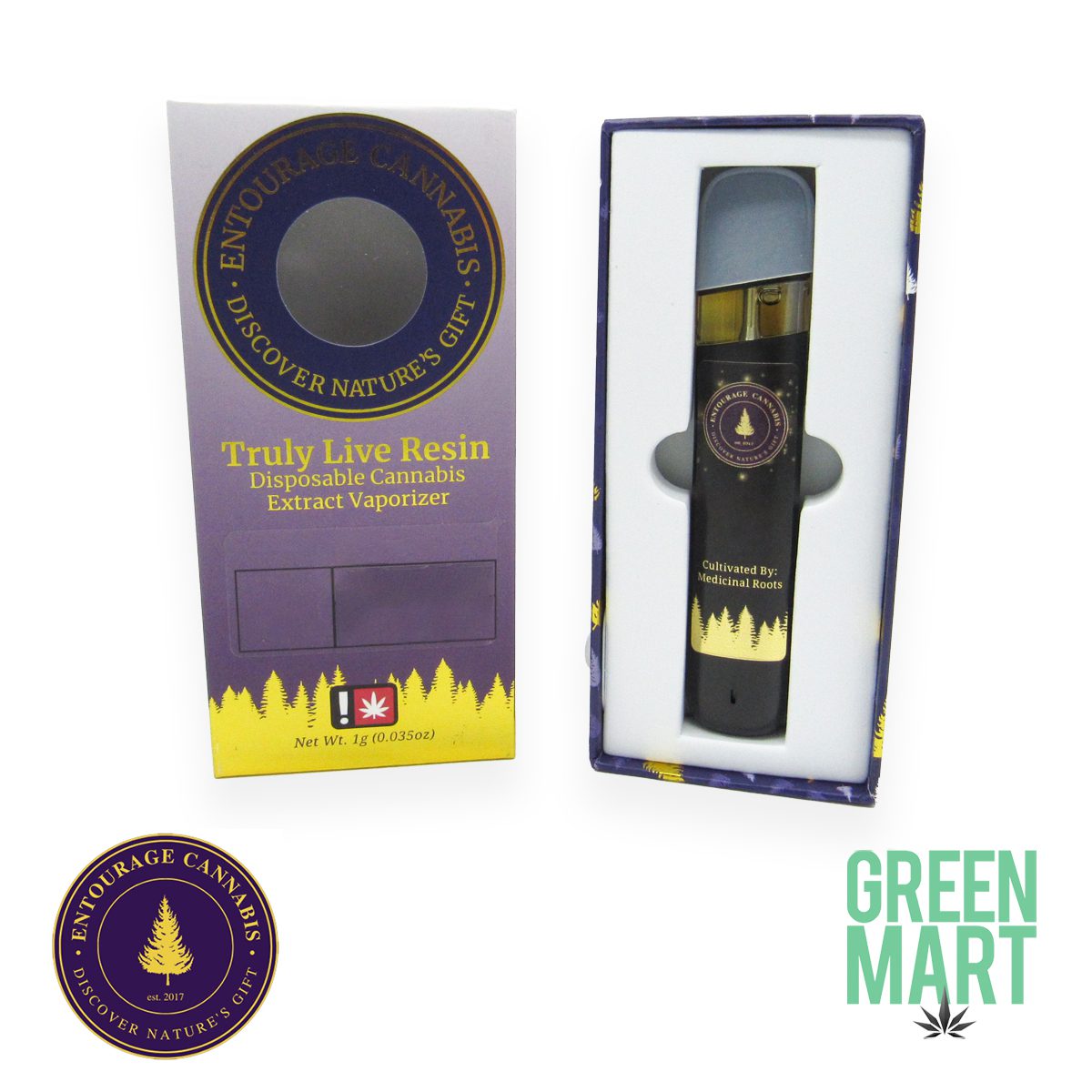 Entourage Cannabis - Ultraviolet 1g LR Disposable