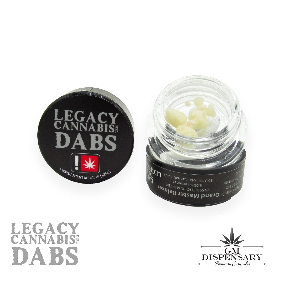 Legacy Cannabis - Grand Master Relaxer Fresh Frozen Live Resin 1g